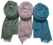 Load image into Gallery viewer, MANSHU 6 PCS Womens Soft Scarf and Wrap