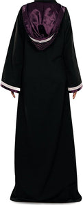 MyBatua Women's Moroccan Style Hooded Rusda Abaya in Black - Zainab's Closet