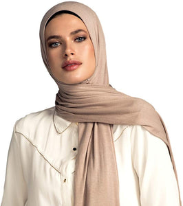 Voile Chic 8 Colors Premium Jersey Head Scarf Wrap