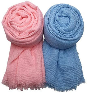 MANSHU 3 PCS Soft Large Scarf Shawl Wrap Hijab - Zainab's Closet