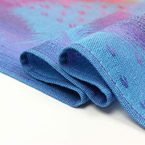Multicolor Floral Womens Jacquard Cotton Pashmina Wrap Shawl Tassel Scarf - Zainab's Closet