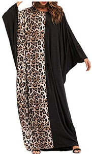 Qianliniuinc Women's Black Loose Plus Size Arabic Abaya - Zainab's Closet
