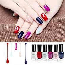 Load image into Gallery viewer, BONTIME Non-Toxic Nail Polish - Easy Peel Off &amp; Quick Dry, Organic Water Based Nail Polish Set for Women,Teens,Kids(6 Colors,0.27 fl oz) - Zainab&#39;s Closet