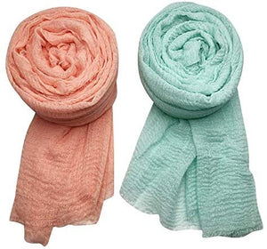 MANSHU 3 PCS Soft Large Scarf Shawl Wrap Hijab - Zainab's Closet