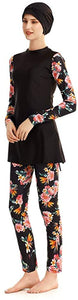 KXCFCYS Full Coverage Modest Islamic Hijab Swimwear Swimsuit - Zainab's Closet