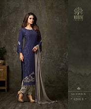 Load image into Gallery viewer, Delisa Indian/Pakistani Ethnic wear Georgette Straight Salwar Kameez
