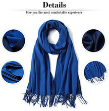 Load image into Gallery viewer, FORTREE Large Soft 2 Tone Cashmere Feel Lightweight Shawls Wrap Scarf - Zainab&#39;s Closet