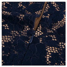 Load image into Gallery viewer, MISSMAY Women&#39;s Vintage Full Lace Contrast Bell Sleeve Formal Long Dress - Zainab&#39;s Closet