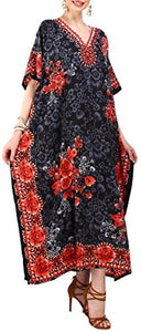 Miss Lavish London Ladies Kaftan Kimono Maxi Style Dress Teens-Adult Women in Regular to Plus Size