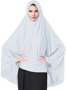 Ababalaya Elegant Modest Islamic Soft Lightweight Jersey Hijab - Zainab's Closet