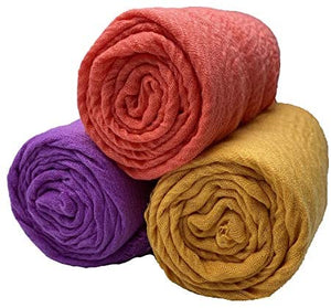 MANSHU 3 PCS Soft Large Scarf Shawl Wrap Hijab - Zainab's Closet