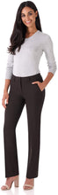 Load image into Gallery viewer, Rekucci Women&#39;s Smart Stretch Desk to Dinner Straight Leg Pant w/Zipper Closure - Zainab&#39;s Closet