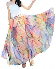 Load image into Gallery viewer, Afibi Womens Full/Ankle Length Blending Maxi Chiffon Long Skirt - Zainab&#39;s Closet