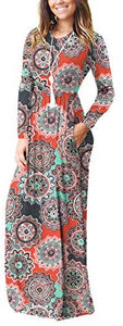 VIISHOW Casual Maxi Dress with Pockets - Zainab's Closet