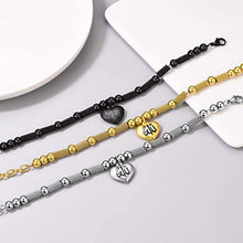 Load image into Gallery viewer, PROSTEEL Childrens&#39; Allah Bracelet, Islamic Jewelry Stainless Steel Beaded Chain Bracelet, fits Wrist from 5.9&#39;&#39; to 7.9&#39;&#39;