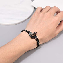 Load image into Gallery viewer, PROSTEEL Childrens&#39; Allah Bracelet, Islamic Jewelry Stainless Steel Beaded Chain Bracelet, fits Wrist from 5.9&#39;&#39; to 7.9&#39;&#39;