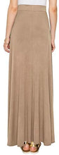 Load image into Gallery viewer, Lock and Love Women&#39;s Print/Solid High Waist Maxi Skirt-Made in U.S.A. - Zainab&#39;s Closet