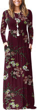 Load image into Gallery viewer, VIISHOW Casual Maxi Dress with Pockets - Zainab&#39;s Closet