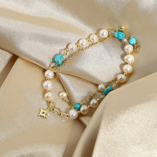 Load image into Gallery viewer, Fresh Water Pearl Jasper Bead Bracelet