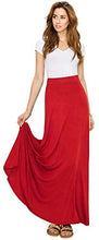 Load image into Gallery viewer, Lock and Love Women&#39;s Print/Solid High Waist Maxi Skirt-Made in U.S.A. - Zainab&#39;s Closet