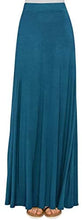 Load image into Gallery viewer, Lock and Love Women&#39;s Print/Solid High Waist Maxi Skirt-Made in U.S.A. - Zainab&#39;s Closet