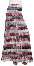 Load image into Gallery viewer, Lock and Love Women&#39;s Print/Solid High Waist Maxi Skirt-Made in U.S.A. - Zainab&#39;s Closet