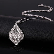 Load image into Gallery viewer, U7 Unisex Platinum / 18K Gold Plated Allah Pendant with 22 inch Link Chain Necklace