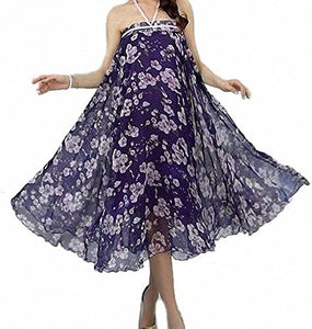 Afibi Womens Full/Ankle Length Blending Maxi Chiffon Long Skirt - Zainab's Closet
