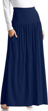 Load image into Gallery viewer, Regular &amp; Plus Size Maxi Skirts with Pockets
