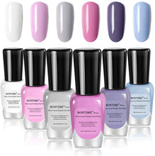 Load image into Gallery viewer, BONTIME Non-Toxic Nail Polish - Easy Peel Off &amp; Quick Dry, Organic Water Based Nail Polish Set for Women,Teens,Kids(6 Colors,0.27 fl oz) - Zainab&#39;s Closet
