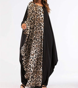 Qianliniuinc Women's Black Loose Plus Size Arabic Abaya - Zainab's Closet
