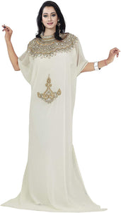 KoC Women's Long Maxi Summer One-Size Kaftan - Zainab's Closet