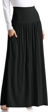 Load image into Gallery viewer, Regular &amp; Plus Size Maxi Skirts with Pockets