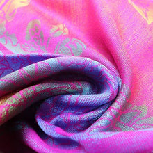 Load image into Gallery viewer, Multicolor Floral Womens Jacquard Cotton Pashmina Wrap Shawl Tassel Scarf - Zainab&#39;s Closet