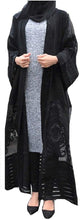 Load image into Gallery viewer, Abetteric Womens Embroidered Dubai Style Muslim Abaya Robe