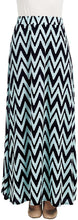 Load image into Gallery viewer, Lock and Love Women&#39;s Print/Solid High Waist Maxi Skirt-Made in U.S.A. - Zainab&#39;s Closet