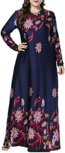 Load image into Gallery viewer, Qianliniuinc Womens Abaya Maxi Dress - Lady Long Sleeve Gown(M-4XL)