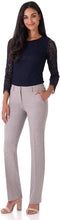 Load image into Gallery viewer, Rekucci Women&#39;s Smart Stretch Desk to Dinner Straight Leg Pant w/Zipper Closure - Zainab&#39;s Closet