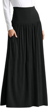Load image into Gallery viewer, Regular &amp; Plus Size Maxi Skirts with Pockets