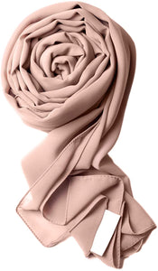 Voile Chic 8 Colors Premium Chiffon Wrap Head Scarf (Non-Slip)