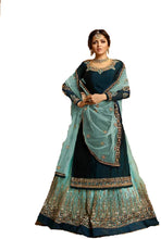 Load image into Gallery viewer, Delisa New Indian/Pakistani Eid Special Party/Ethnic wear Georgette Straight Ghagra Style Salwar for Womens