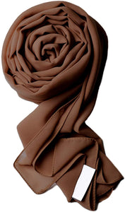Voile Chic 8 Colors Premium Chiffon Wrap Head Scarf (Non-Slip)