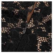 Load image into Gallery viewer, MISSMAY Women&#39;s Vintage Full Lace Contrast Bell Sleeve Formal Long Dress - Zainab&#39;s Closet
