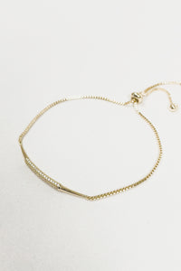 Crystal Gold Plated Bracelet
