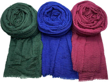 Load image into Gallery viewer, AxeSickle 3PCs Scarf Shawl Wrap Hijab - Zainab&#39;s Closet