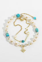 Load image into Gallery viewer, Fresh Water Pearl Jasper Bead Bracelet