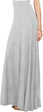 Load image into Gallery viewer, Lock and Love Women&#39;s Print/Solid High Waist Maxi Skirt-Made in U.S.A. - Zainab&#39;s Closet