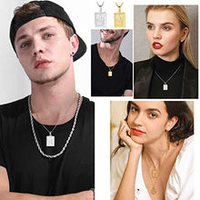Load image into Gallery viewer, U7 Unisex Platinum / 18K Gold Plated Allah Pendant with 22 inch Link Chain Necklace