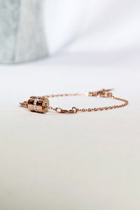 Gold Plated Roman Numeral Bracelet