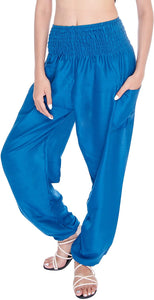 Joob Joob Women's Comfy Bohemian Tapered Elephant Loose Yoga Travel Pajama Lounge Pants - Zainab's Closet